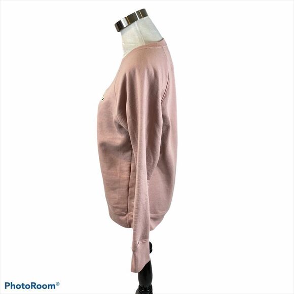 Ladies Pink Champion Logo Sweatshirt Size Medium - Picture 4 of 11
